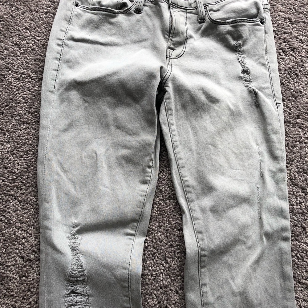 Frame Skinny Rip Destroyed Jeans - Picture 3 of 4